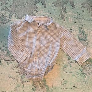 12-18 months Janie and Jack Button Down Bodysuit